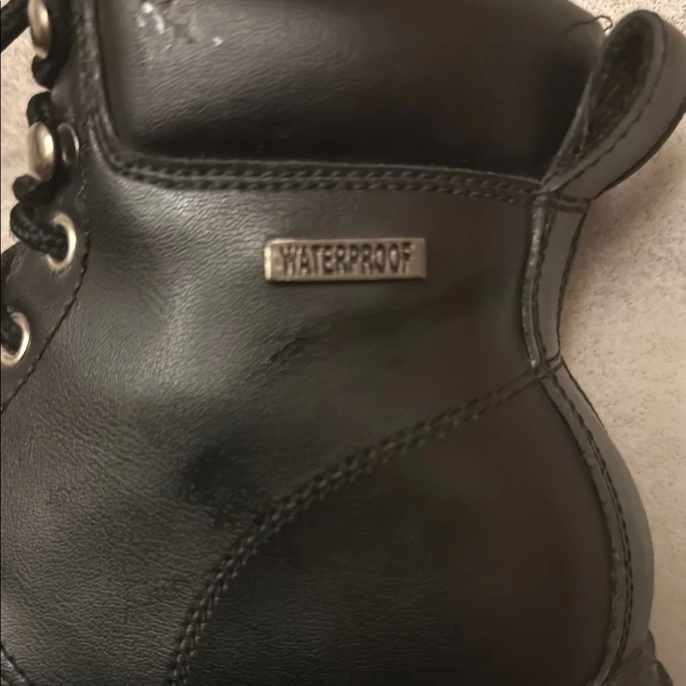 Waterford Black Ankle Boots with Laces